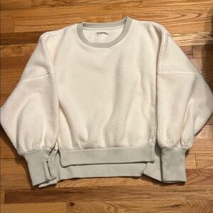 Free People We The Free Cozy Camden Sweatshirt.Vanilla ice cream, small. 2 spots